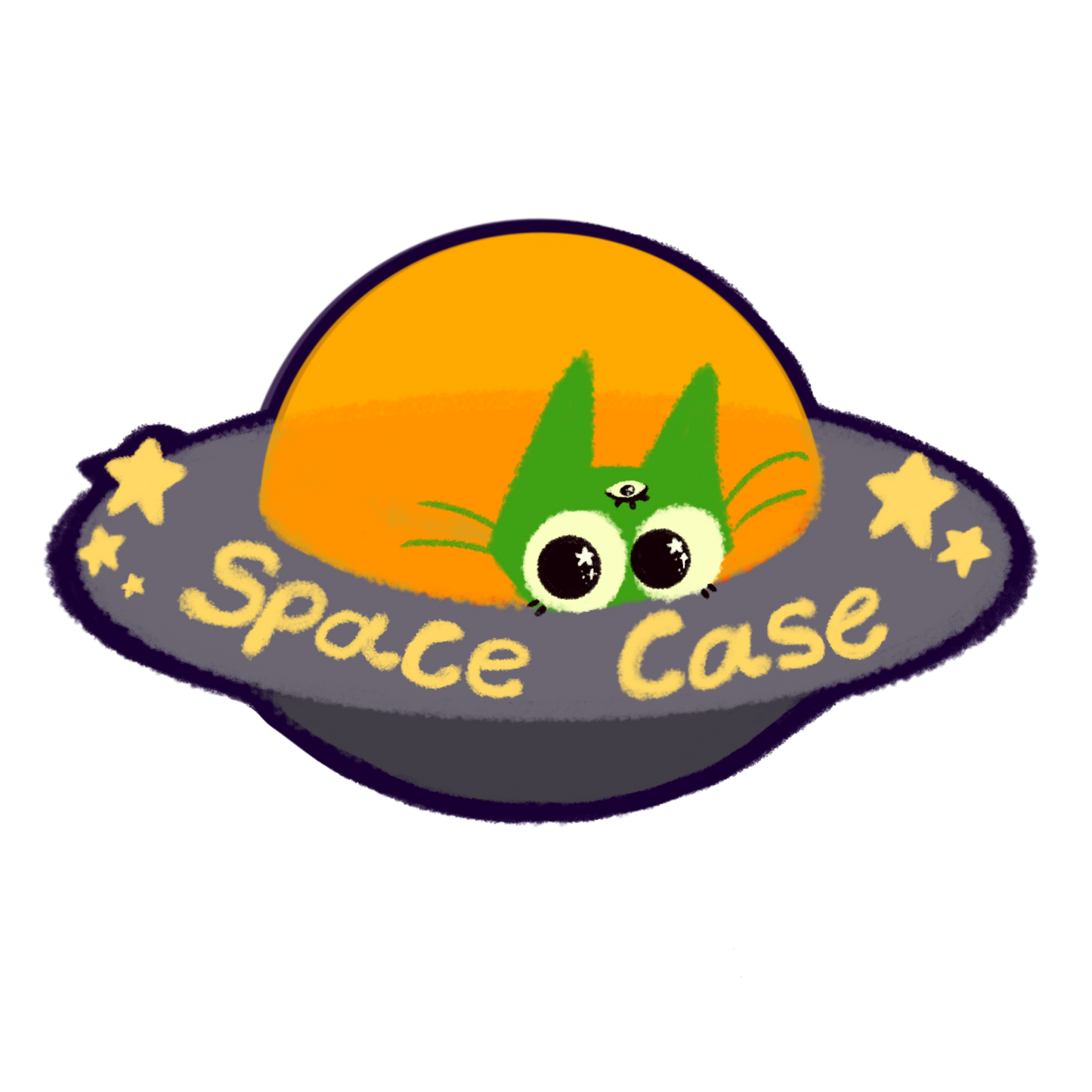 "Space Case" Graphic T-Shirt