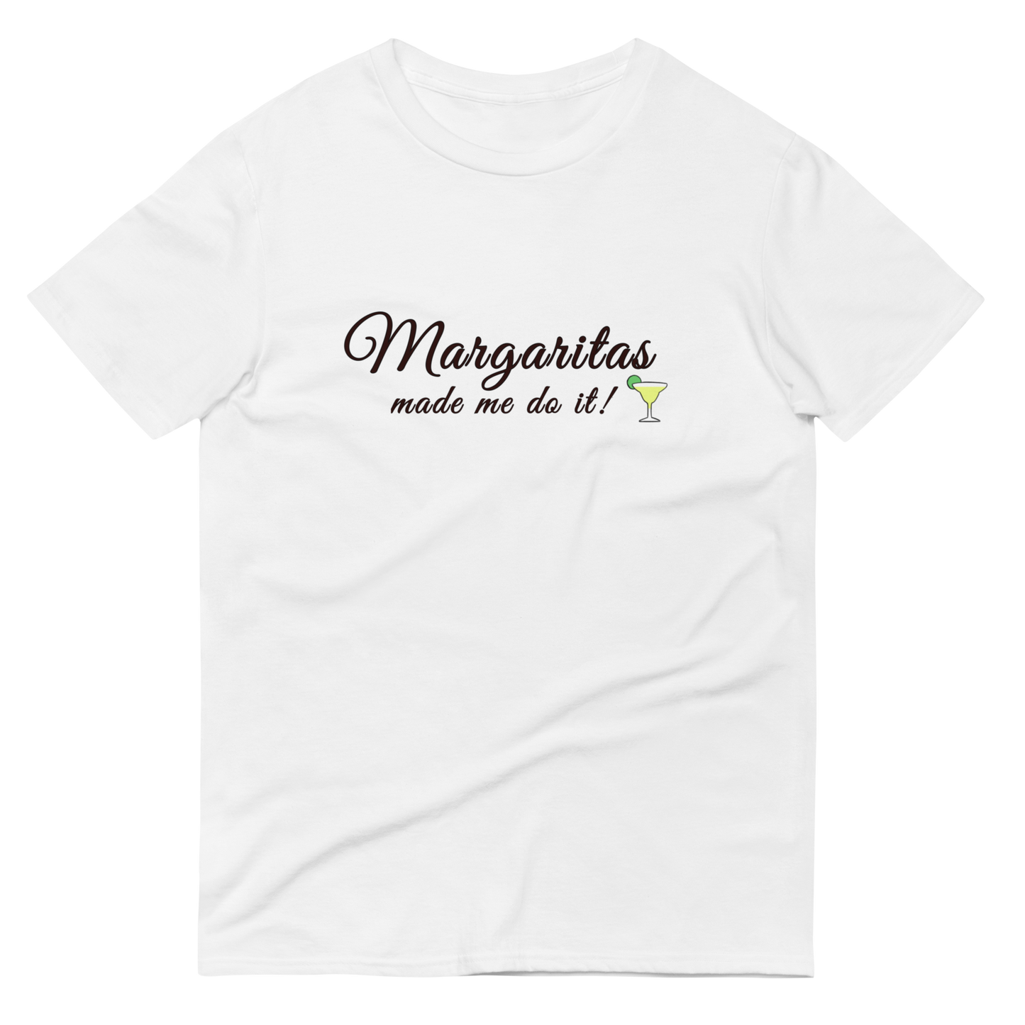 "Margaritas Made Me Do It" Graphic T-Shirt
