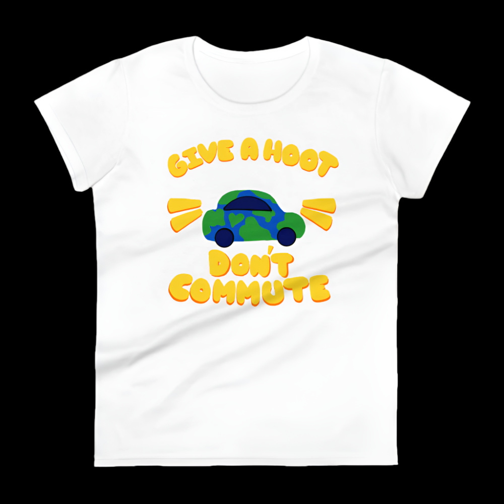 Give A Hoot Don't Commute- Unisex T-shirt